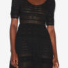 Rochie scurtă din tricot ajurat Abril Rochie scurtă din tricot ajurat Abril