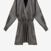 Rochie scurtă drapată metalizată Alexane Rochie scurtă drapată metalizată Alexane