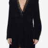 Rochie scurtă Felie cu broderie englezească Rochie scurtă Felie cu broderie englezească
