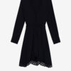 Rochie scurtă Felie cu broderie englezească Rochie scurtă Felie cu broderie englezească