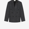 Sacou blazer Klero cu două rânduri de nasturi și guler cu revere Sacou blazer Klero cu două rânduri de nasturi și guler cu revere
