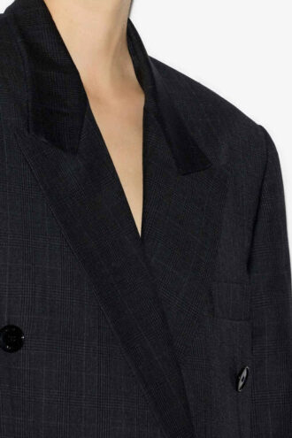 Sacou din lână Glen Plaid Klero