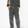 Salopetă din bumbac denim Idany cu mâneci lungi Salopetă din bumbac denim Idany cu mâneci lungi