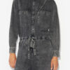 Salopetă din bumbac denim Idany cu mâneci lungi Salopetă din bumbac denim Idany cu mâneci lungi