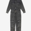 Salopetă din bumbac denim Idany cu mâneci lungi Salopetă din bumbac denim Idany cu mâneci lungi