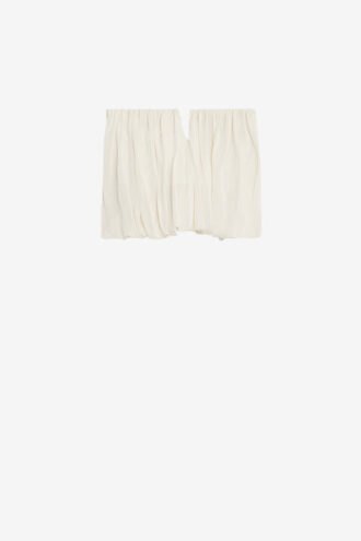 Top bustier din jersey drapat Amalia