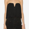 Top bustier din jersey drapat Amalia Top bustier din jersey drapat Amalia