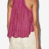 Top din bumbac cu drapaj Carlee Top din bumbac cu drapaj Carlee