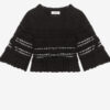 Top scurt din tricot croșetat Frizy Top scurt din tricot croșetat Frizy