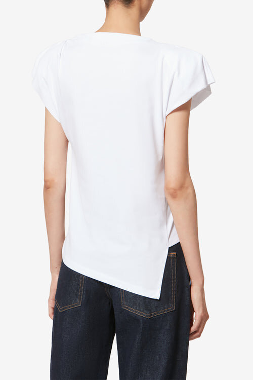 Tricou asimetric cu mâneci scurte Sebani Tricou asimetric cu mâneci scurte Sebani