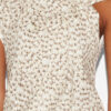 Tricou asimetric din bumbac Nayda Tricou asimetric din bumbac Nayda
