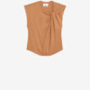 Tricou asimetric din bumbac Nayda Tricou asimetric din bumbac Nayda