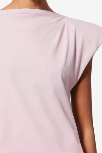 Tricou asimetric din bumbac Sebani