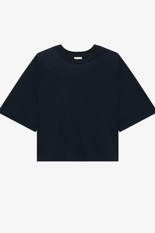 Tricou Ben din bumbac cu umeri căptușiți Tricou Ben din bumbac cu umeri căptușiți