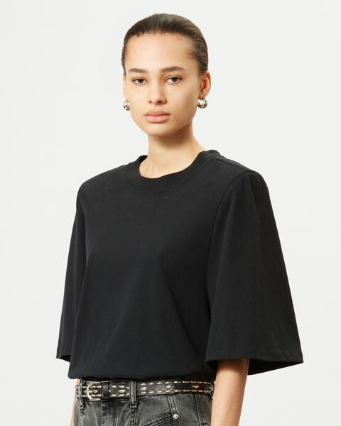 Tricou Ben din bumbac cu umeri căptușiți Tricou Ben din bumbac cu umeri căptușiți