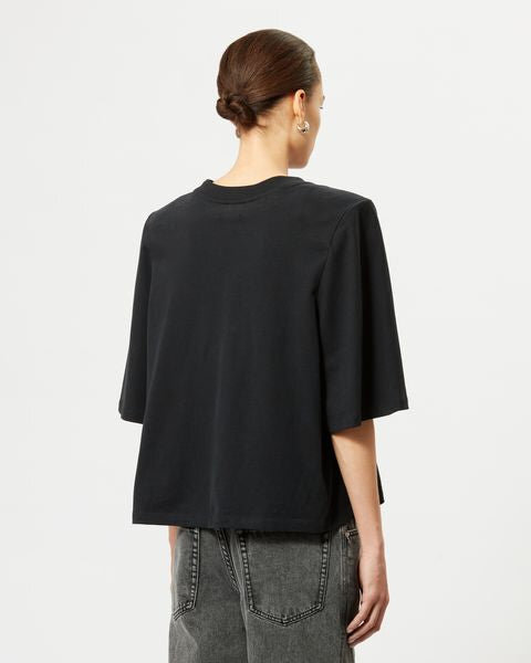 Tricou Ben din bumbac cu umeri căptușiți Tricou Ben din bumbac cu umeri căptușiți