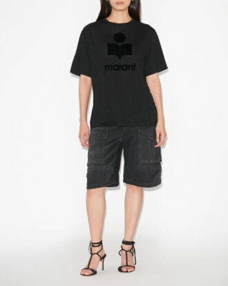 Tricou cu mâneci scurte și logo Zewel