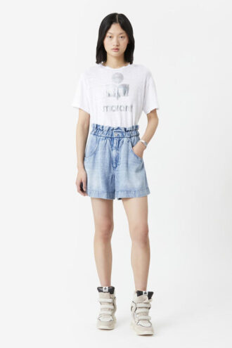 Tricou cu mâneci scurte și logo Zewel