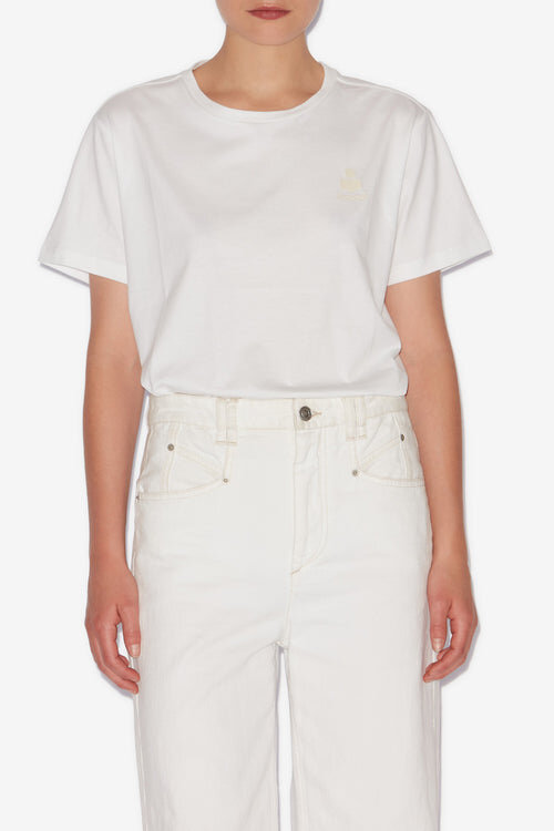 Tricou din bumbac cu mâneci scurte și logo Aby Tricou din bumbac cu mâneci scurte și logo Aby