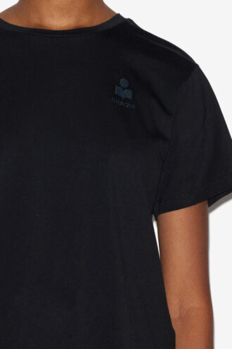 Tricou din bumbac cu mâneci scurte și logo Mody
