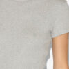 Tricou din bumbac cu mâneci scurte și nervuri Taomi Tricou din bumbac cu mâneci scurte și nervuri Taomi