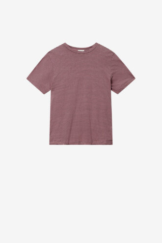 Tricou din bumbac și in cu dungi Zewel