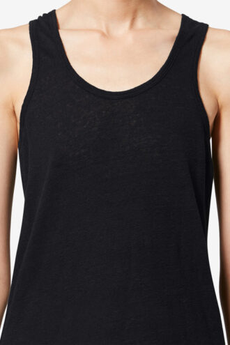 Tricou din in cu dungi Thea