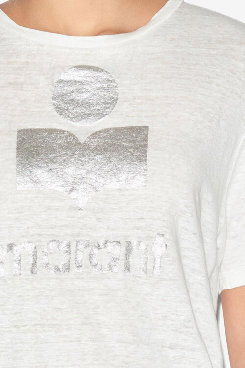 Tricou din in cu logo Zewel Tricou din in cu logo Zewel
