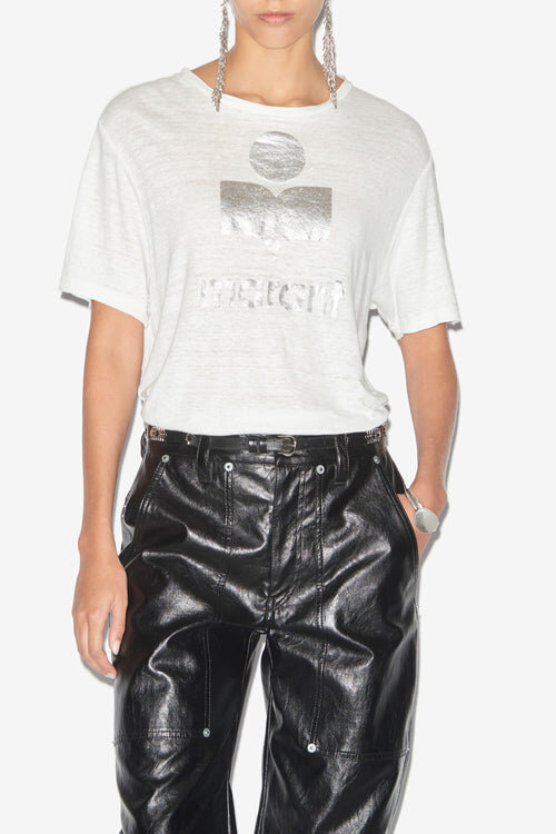 Tricou din in cu logo Zewel Tricou din in cu logo Zewel