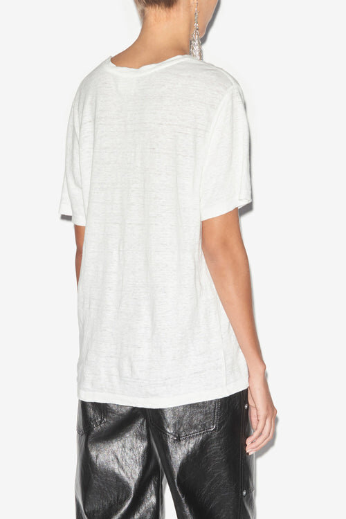 Tricou din in cu logo Zewel Tricou din in cu logo Zewel
