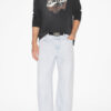 Tricou din in imprimat Leiloha