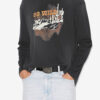 Tricou din in imprimat Leiloha