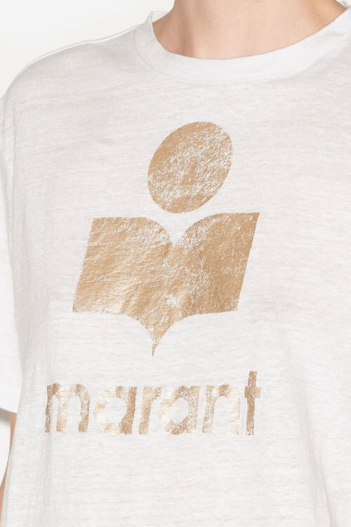 Tricou din in Koldi cu logo Tricou din in Koldi cu logo