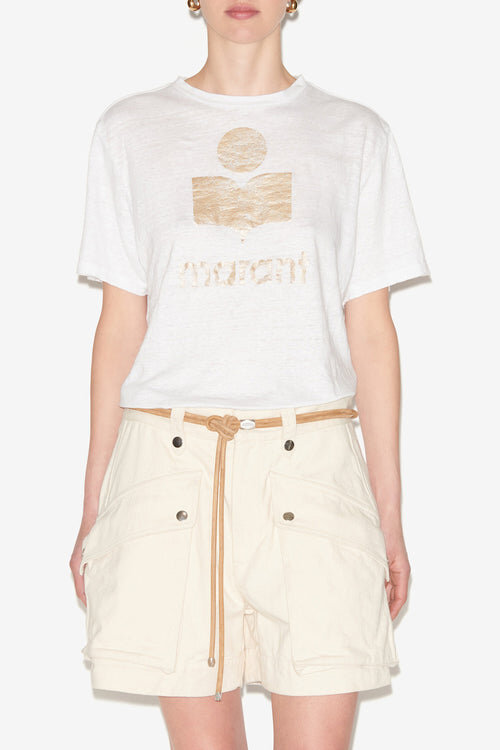 Tricou din in Koldi cu logo Tricou din in Koldi cu logo