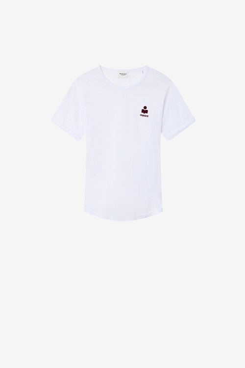 Tricou din in Koldia cu logo Tricou din in Koldia cu logo