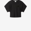 Tricou din in Kyanzae cu logo Tricou din in Kyanzae cu logo