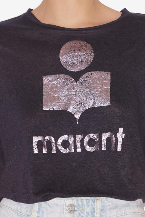 Tricou din in Zewel cu logo Tricou din in Zewel cu logo