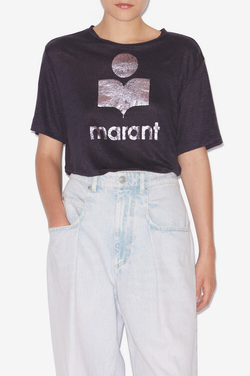 Tricou din in Zewel cu logo Tricou din in Zewel cu logo