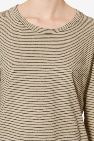 Tricou Kaaron din bumbac și in cu dungi