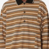 Tricou polo cu mâneci lungi din bumbac piqué cu dungi Sorel