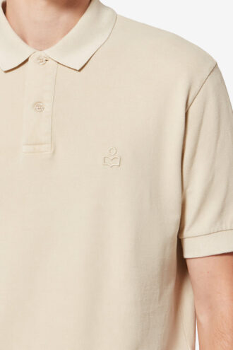 Tricou polo din bumbac piqué cu mâneci scurte Afko