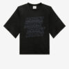 Tricou scurt din jersey Freya cu logo-uri