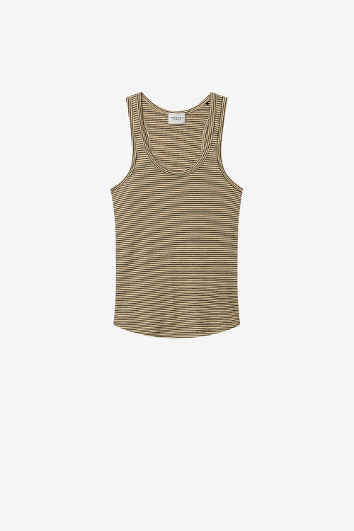 Tricou Thea din bumbac și in cu dungi Tricou Thea din bumbac și in cu dungi
