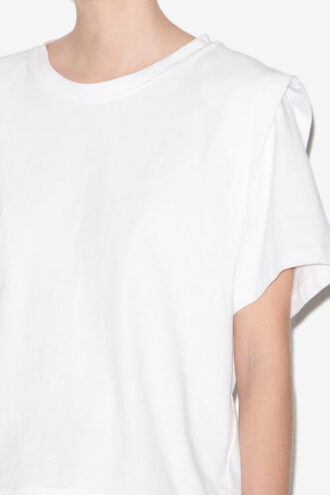 Tricou Zelitos cu mâneci scurte din bumbac în culori uni